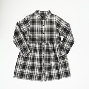 Little Bipsy Black and White Plaid Dress